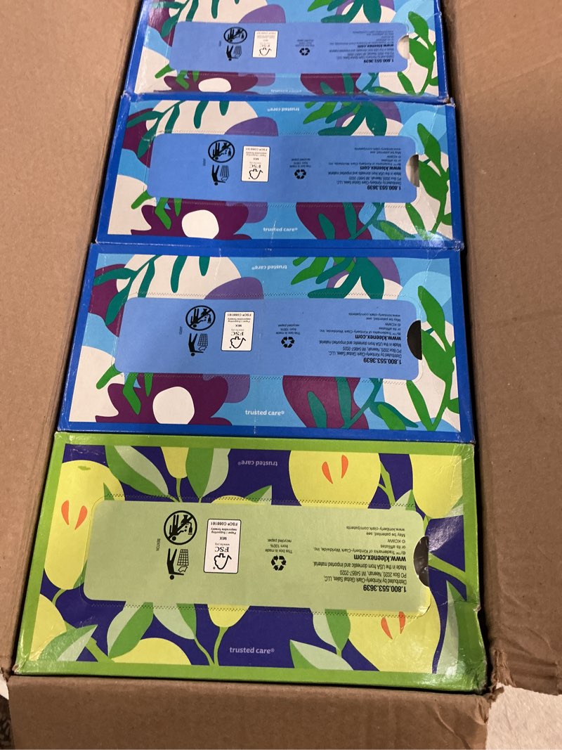 Condition photo showing New/Like New for kleenex trusted care facial tissue - 8pk/200ct