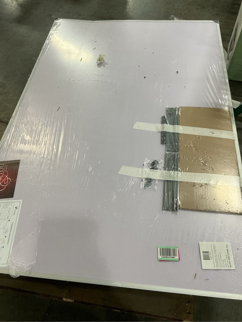 Condition photo showing New/Like New for VIZ-PRO Dry Erase Board/Whiteboard, 72 x 48 Inches, Wall Mounted Board for School Office and Home 6' x 4'