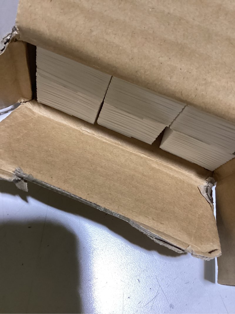 Condition photo showing As Is for Changshade 6 Pack Temporary Window Blinds,Light Filtering Pleated Paper Shades for Indoor Windows,Cut to Size Adhesive Window Shades with 12 Clips,No Drill and Easy to Install,36" W x 72" H,White White 36"W x 72"H