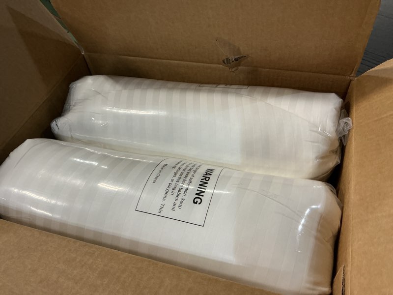 Condition photo showing New/Like New for Beckham Hotel Collection Bed Pillows Standard/Queen Size Set of 2 - Original Soft Down Alternative Pillow for Sleeping - Soft Support for Back, Stomach or Side Sleepers