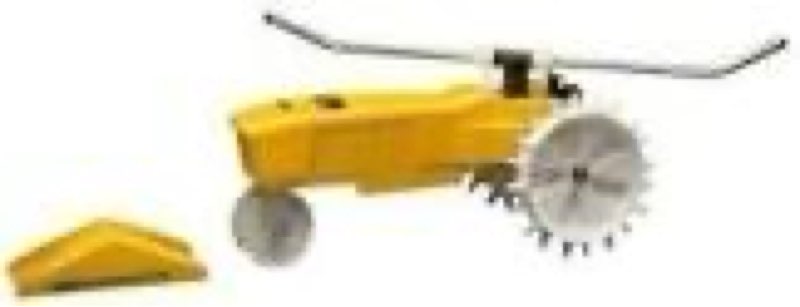 Nelson 818653-4002 Rain Train Traveling Sprinkler, Cast Iron