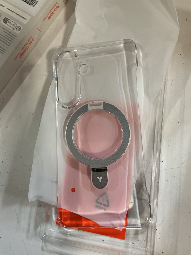 Condition photo showing New/Like New for torras ostand slim magnetic stand for samsung galaxy s26+ plus case 6.7" [non-yellowing] [fit for magsafe] [open-edge design] adjustable kickstand protective case for galaxy s26 plus case, clear clear s26+ plus 6.7"