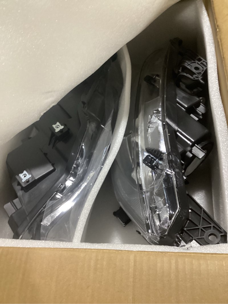 silscvtt headlights front head lamps replacement for 2013-2015 honda accord 4-door sedan halogen w/o