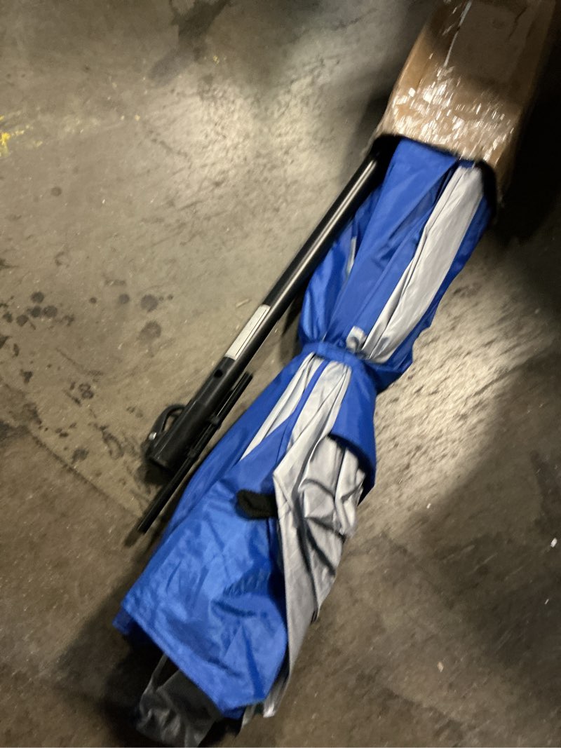 Condition photo showing As Is for sport-brella premiere xl upf 50+ umbrella shelter for sun and rain protection xl blue