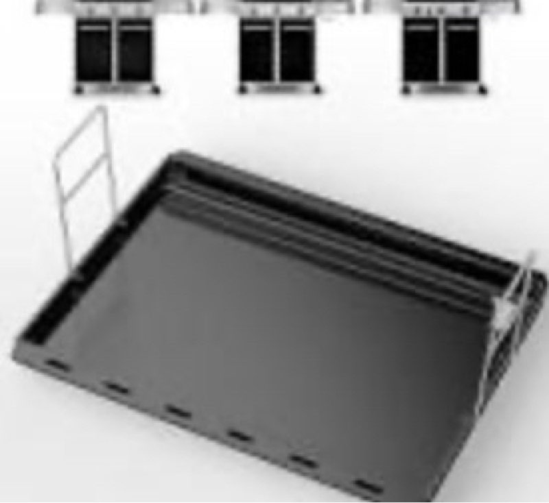 utheer ceramic full size griddle insert for weber genesis 300 series e-310 e-320 e-330 s-310 (2007–2