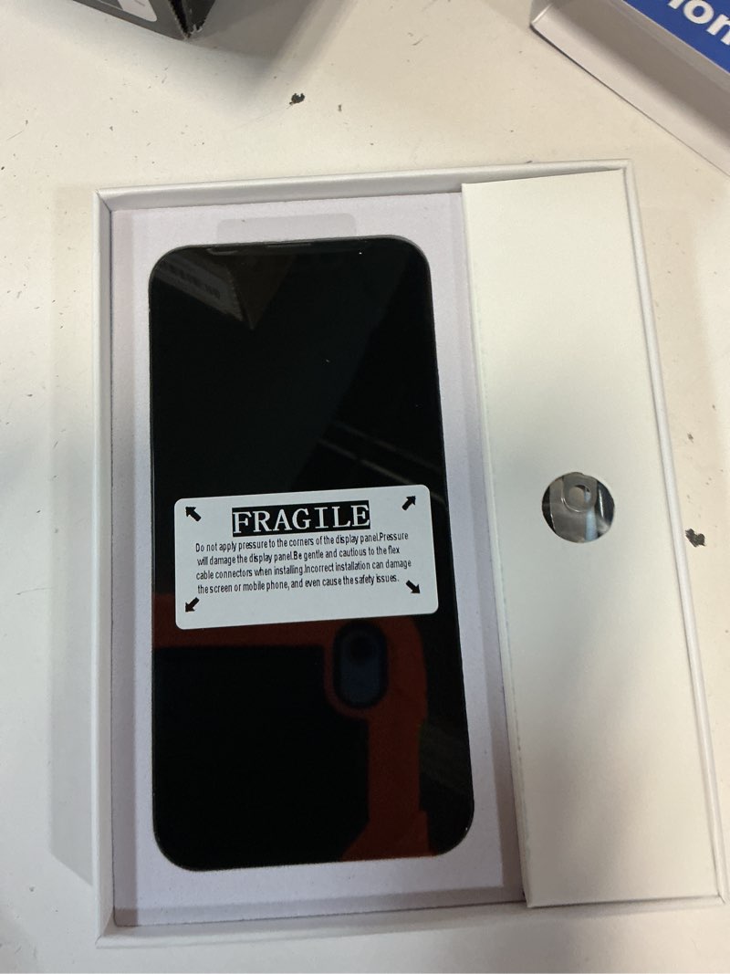 Condition photo showing New/Like New for brinonac for iphone 13 screen replacement kit, 6.1" full hd retina lcd display cof touch screen digitizer assembly set with repair tools, waterproof adhesive, tempered glass black 6.1" for iphone 13