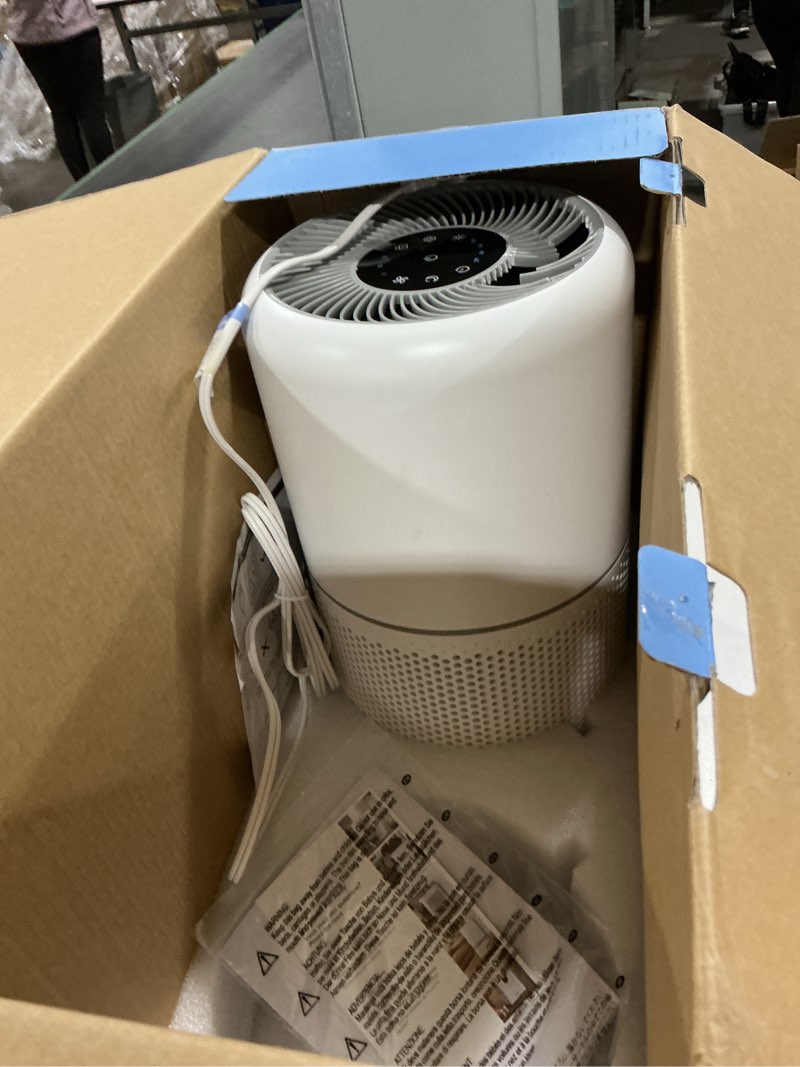 Condition photo showing As Is for LEVOIT Air Purifier for Home Allergies Pets in Bedroom, Covers Up to 1073 ft² by 56W High Torque Motor, AHAM VERIFIDE, 3-in-1 Filter, HEPA Sleep Mode, Remove Dust Smoke Odor, Core300-P, White, 2 Pack White Core 300-P 2Pack