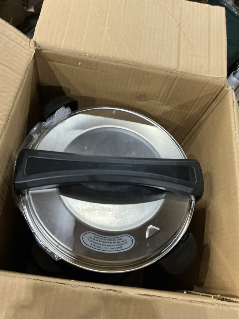 Condition photo showing As Is for GarveeHome 80 Cups Coffee Urn,12 L/3.2 gal Double Wall Commerical Coffee Maker for Buffet Catering Wedding Gathering,Large Capacity Hot Coffee Dispenser,Stainless Steel Hot Water Urn White 12L/80 Cups