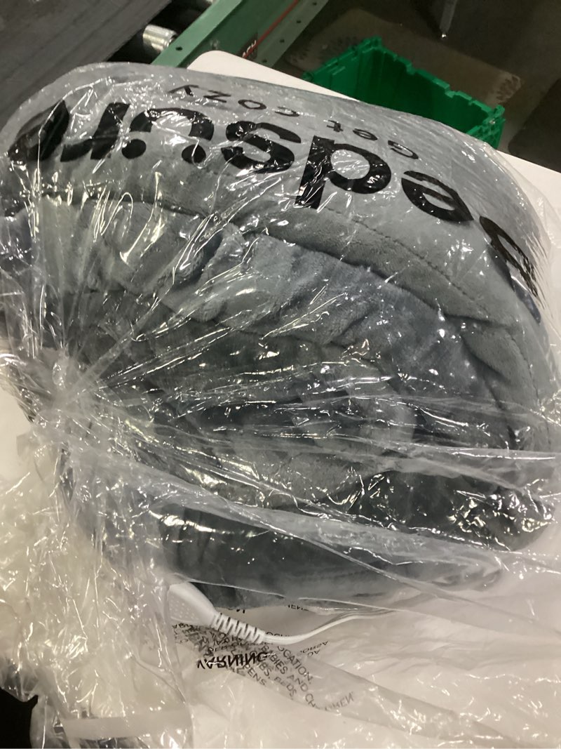 Condition photo showing Good Condition for Bedsure Electric Blanket Queen Size - Dual Control Heated Blanket Queen, GentleSoft Fast Heating with 10 Time Settings & 10 Heat Settings, Warm Gift for Grandma (84x90 inches, Grey) 01 - Grey Queen