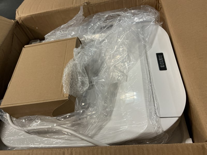 Condition photo showing Good Condition for wljbidet square bidet seat for rectangle toilets, electric heated toilet seat, adjustable air dryer and warm water, front and rear wash s7-control panel (square)