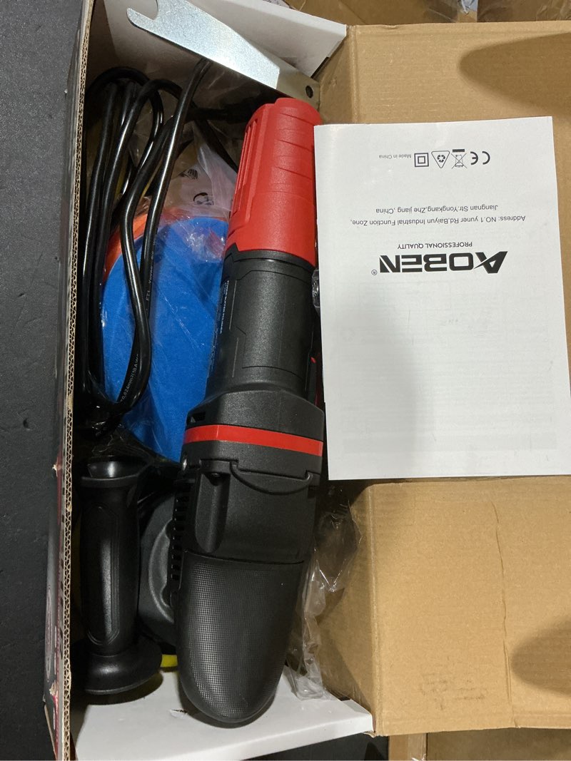 Condition photo showing Good Condition for AOBEN Car Buffer Polisher,6 inch Dual Action Polisher,Random Buffer Polisher kit with 6 Variable Speed 1000-4500rpm,Detachable Handle,4 Buffing Pads for Car detailing Polishing and Waxing AT3501-7