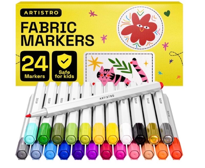 fabric markers 24 pack