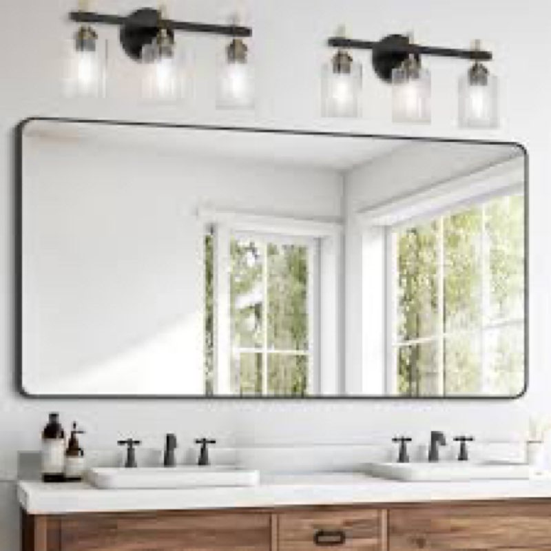 Bathroom mirror for wall 60x30