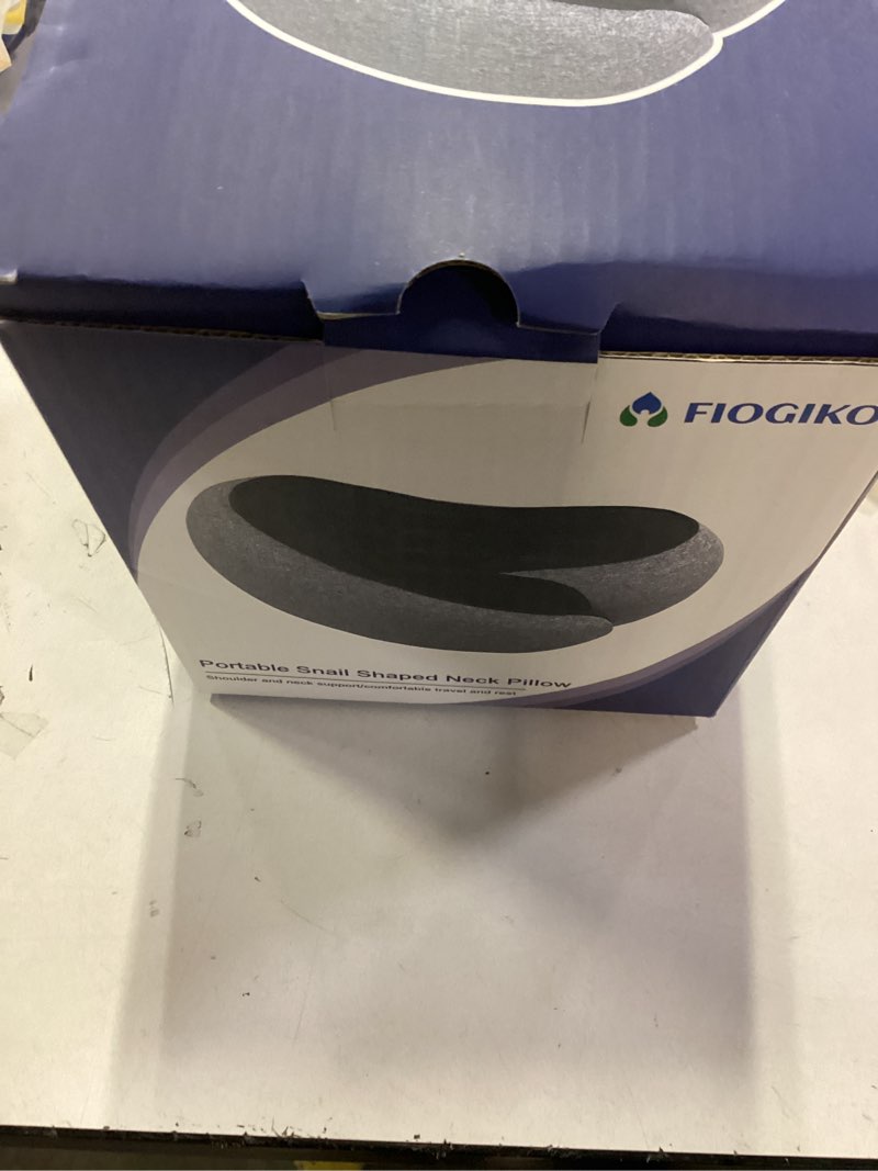 Condition photo showing New/Like New for Travel Neck Pillows for Airplanes - 360° Ergonomic Memory Foam Travel Pillow - Relief Neck Pain with Breathable Support for Long Flights, Car, Train & Office Use - Adults & Kids (Gray)