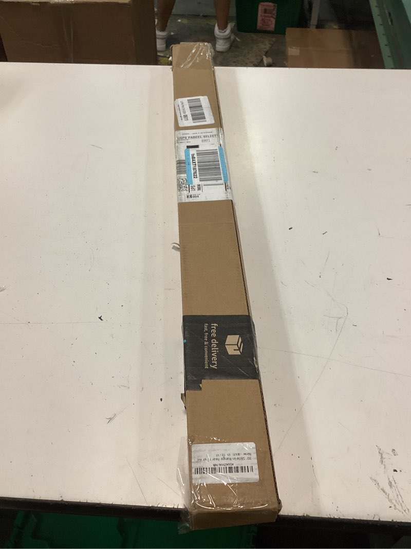 Condition photo showing New/Like New for 30" slide-in range rear filler kit, slide in range gap filler kit, stove gap universal triangular filler strip, cooktop trim kit for whirlpool & most brands, durable aluminum, black