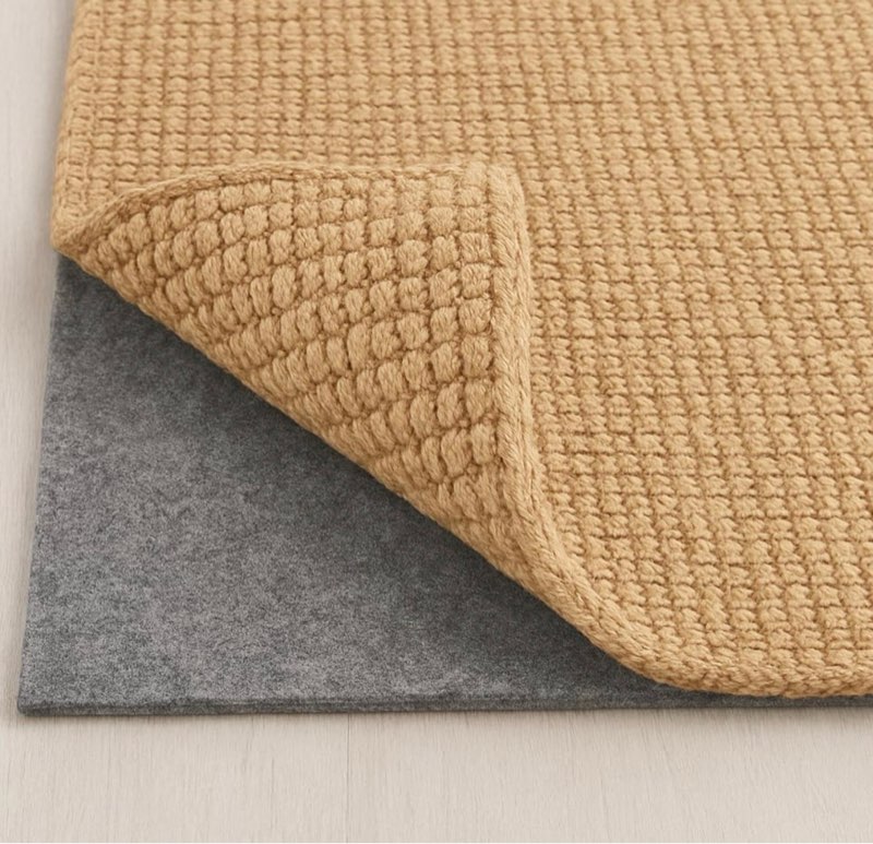 Anji Mountain 5' x 8' Universal Non-Slip Rug Pad - Area Rug Grip & Floor Protector Mat - Cushioning Underlay Pad for Hardwood Floors - Anti-Slip Under Rug Pad Mat, Rectangular