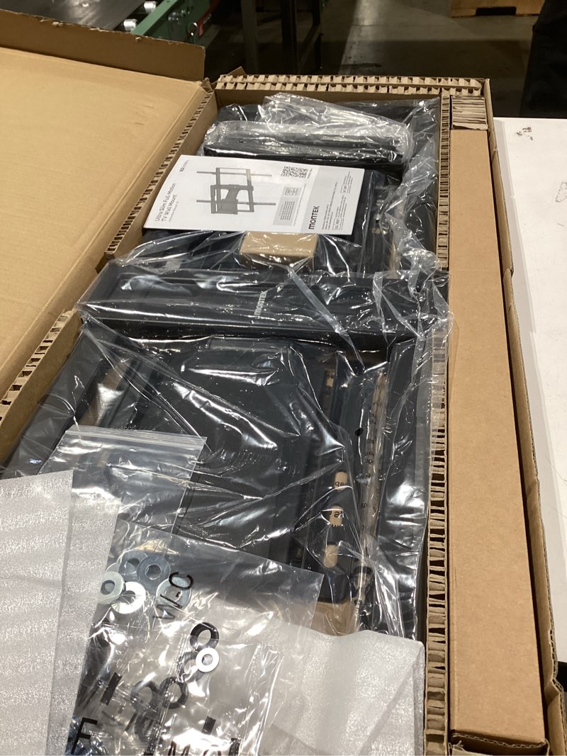 Condition photo showing Good Condition for monTEK Heavy Duty Ultra Slim TV Wall Mount for 50-100 Inch TVs Up to 185lbs, Swivel & Tilt & Extension Wall Mount TV Bracket with Articulating Dual Arms, Low Profile Full Motion tv Mount