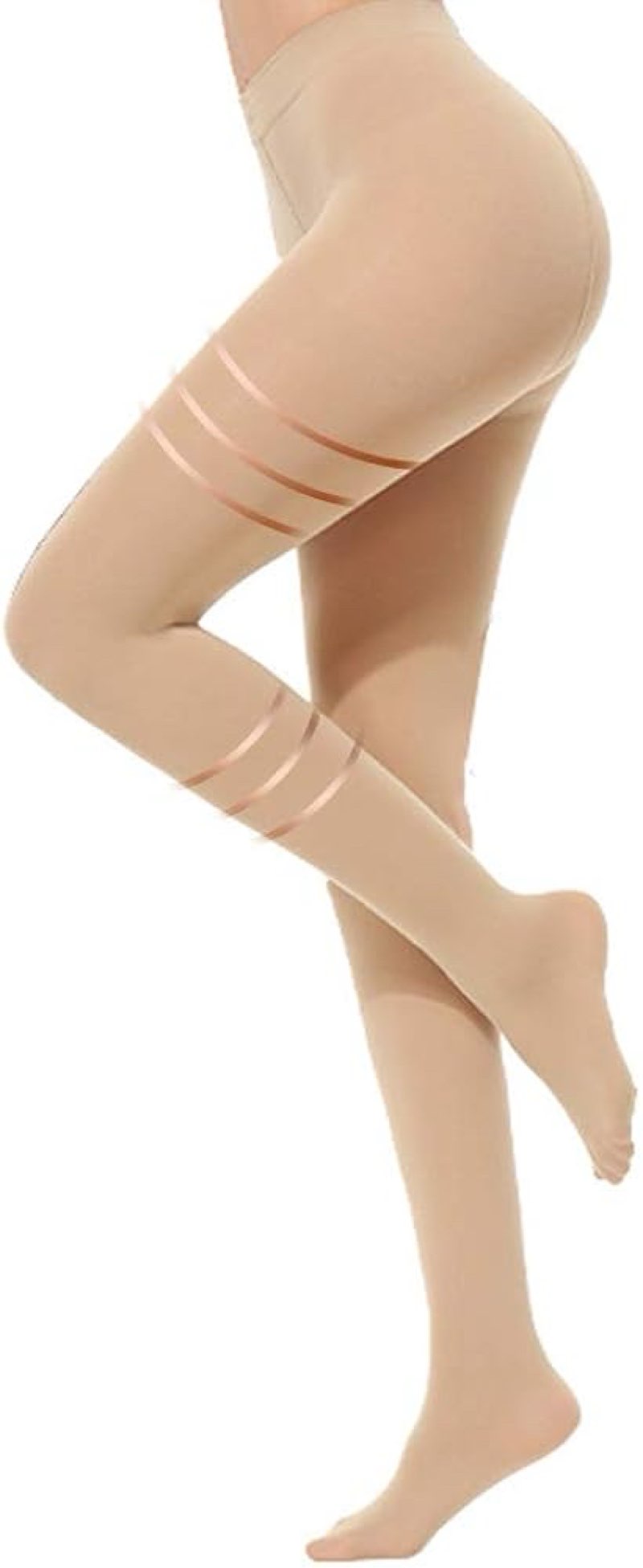 Size XL Medical Compression Pantyhose 20-30 mmhg Tights Stockings for Women Men Closed Toe Support Gradient 