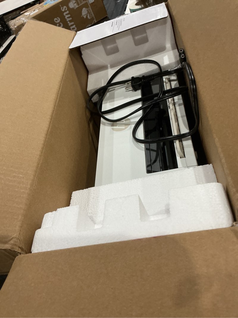 Condition photo showing As Is for hp smart tank 5000 wireless all-in-one ink tank printer, scanner, copier with 2 years of ink included, best-for-home, cartridge-free, refillable, ai-enabled, an ecotank alternative (5d1b6a)