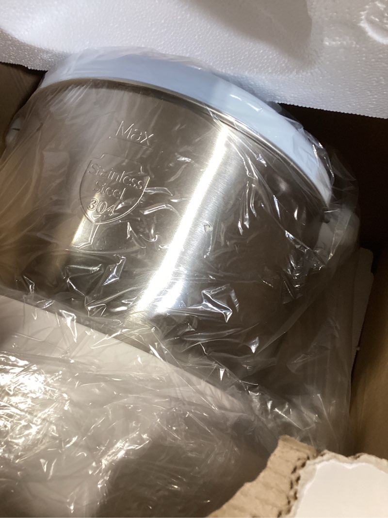 Condition photo showing New/Like New for joydeem electric dough maker with ferment function, microcomputer timing, face-up touch panel, 7.4qt, 304 stainless steel, jd-hmj7l