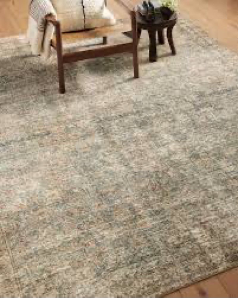 Loloi Amber Lewis Morgan Collection MOG-04 Sea/Sage 8'-3" x 11'-3" 38" Thick Area Rug feat. CloudPil