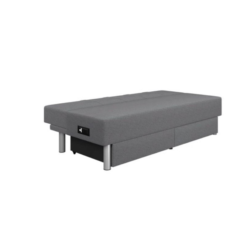 Serta Worthington 69.3" Convertible Storage Sofa, Metal Leg, Easy Assembly