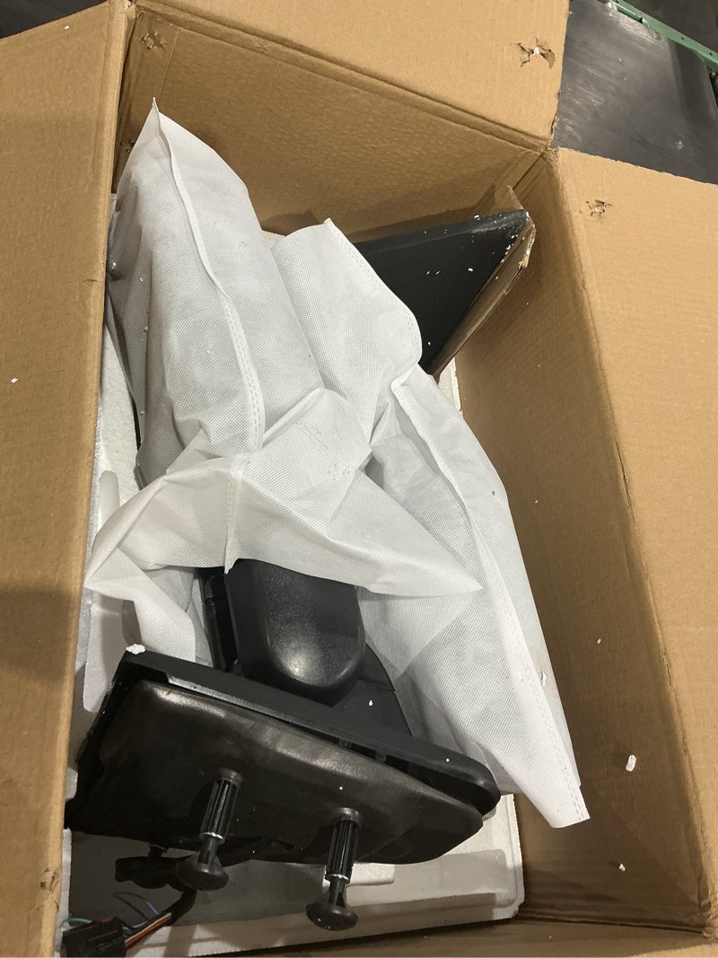 Condition photo showing Good Condition for aerdm towing mirrors compatible with ford f150 2004 2005 2006 2007 2008 2009 2010 2011 2012 2013 14 side mirrors power heated glass with turn signal and puddle light tow mirrors pair set pickup black