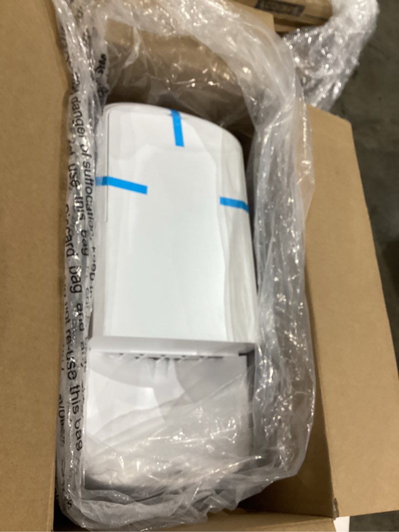 Condition photo showing As Is for vornado mistic 8 whole room ultrasonic humidifier, top-fill, aromatherapy, 2-gallon tank, 3-gallon output, warm or cool mist humidifier, automatic humidity control, included scent pads