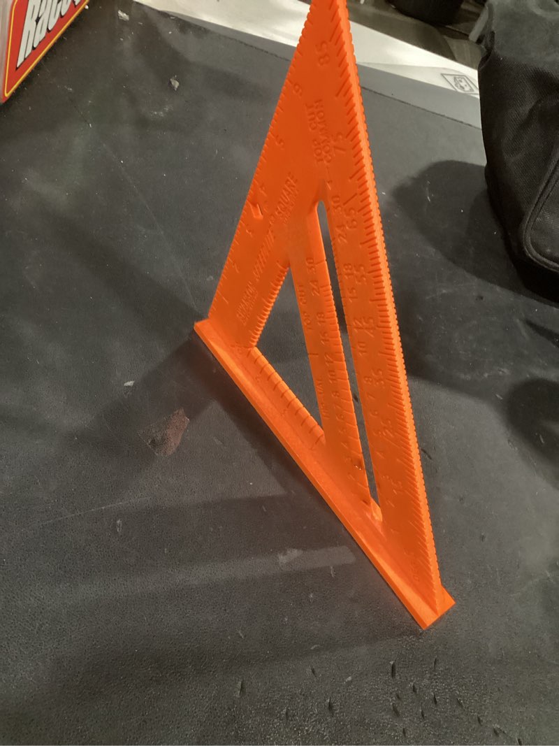 Condition photo showing Good Condition for swanson tool company t0118 8-inch orange speedlite square