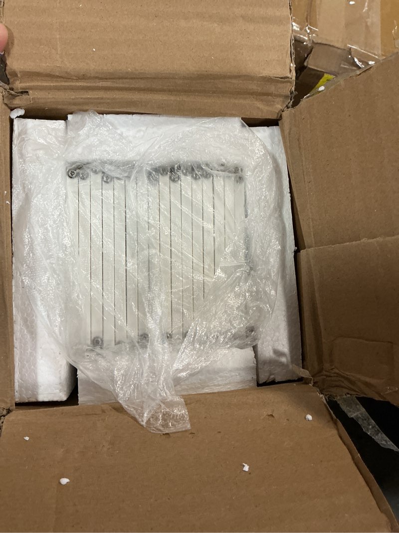 Condition photo showing As Is for Bathtub Tray, Foldable Anti-dust Bathtub Cover Bath Insulation Cover, PVC Shutter Bath Lid Fit Most Tubs, Can Store Wine Glass, Books, Tablets, Cellphones 180x80x0.6cm Light Gray