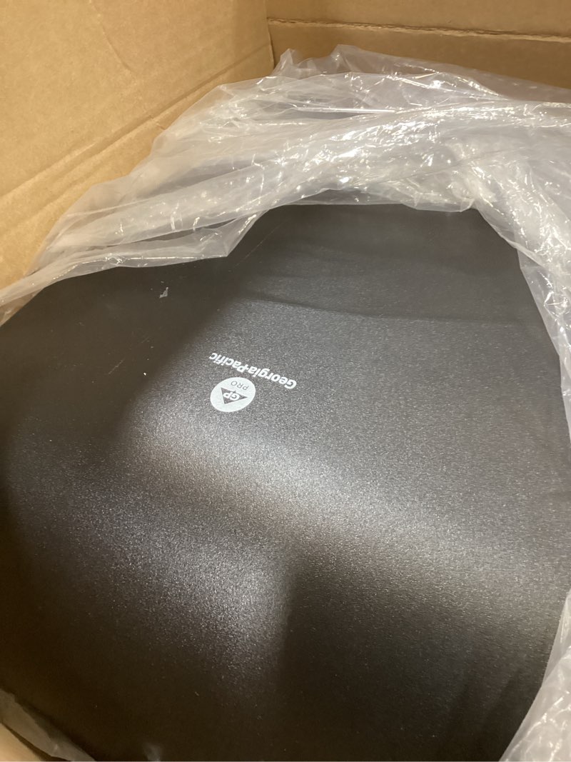 Condition photo showing As Is for pacific blue ultra 8" high-capacity automated touchless paper towel dispenser by gp pro (georgia-pacific); black; 59590; 12.9" w x 9" d x 16" h; 1 dispenser automated dispenser