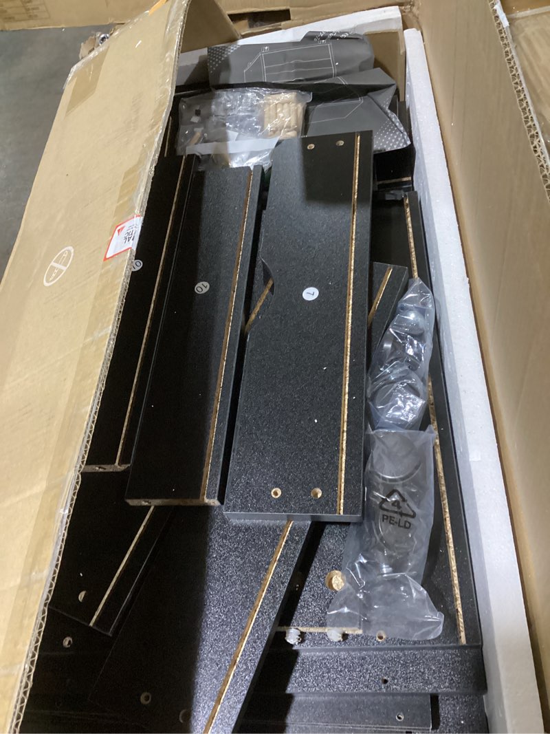 Condition photo showing Good Condition for olixis 7 drawer mobile file cabinet under desk storage organization with wheels vertical filing chest rolling wood small desk printer stand for home office, 15.75"d x 18.74"w x 34.25"h, black black 7-drawer