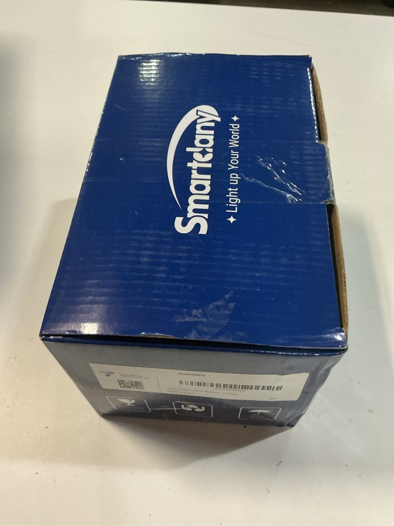 Condition photo showing New/Like New for 12 Pack Solar Fence Lights, Motion Sensor Outdoor Light with 3 Sided Lighting, 60 Lumens Fence Light Solar Powered, Solar Lights Outdoor Waterproof with 3000K/7000K Mode for Patio, Backyard, Fence 12 Pack Black