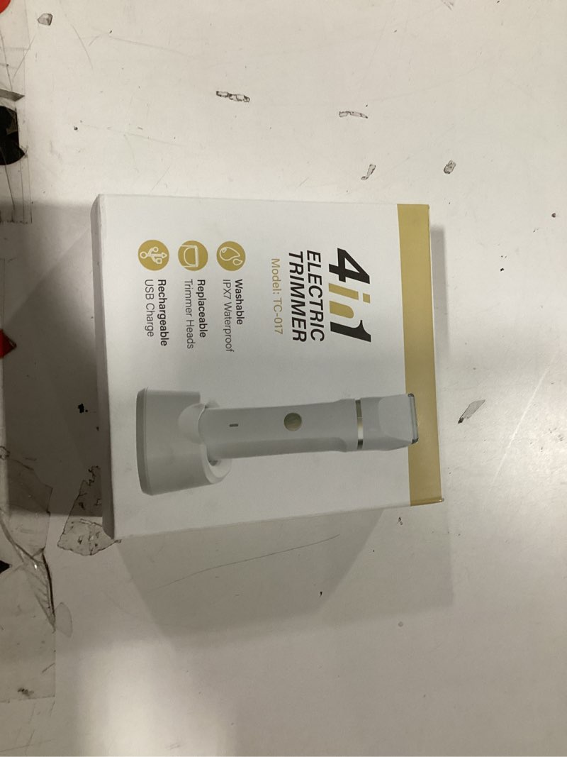 Condition photo showing New/Like New for 4-in-1 Electric Bikini Trimmer for Women - Painless Electric Razors for Facial/Body/Armpit/Pubic Hai