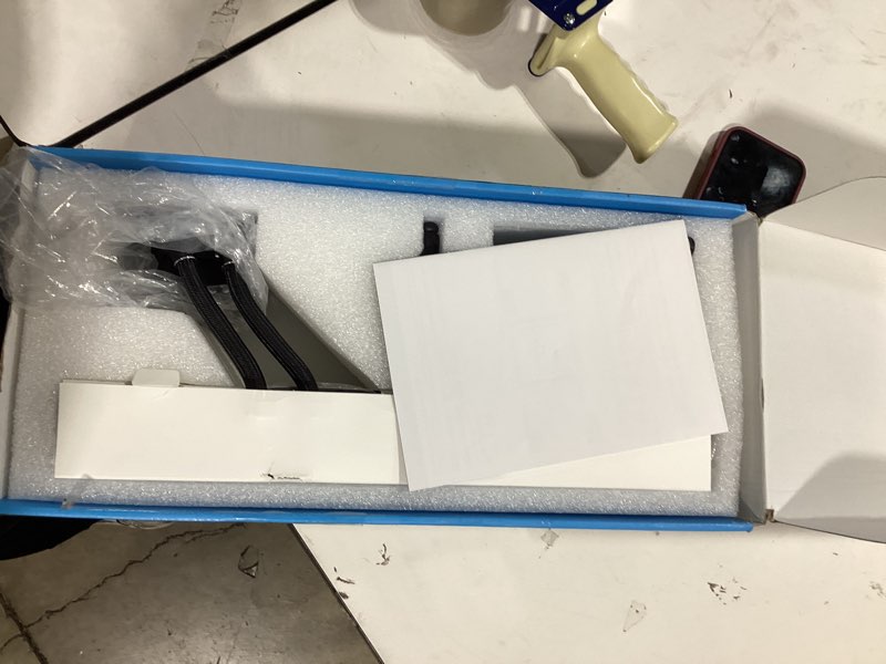 Condition photo showing As Is for lian li hydroshift ii 360 cl argb liquid cpu cooler - 360mm aio - 3.4" ips lcd square screen - daisy-chain - low-noise - intel lga 1851/1700, amd am5/am4-3x cl120 argb fans - black (hs2lcds36cb) 360 cl - black 3.4" square lcd