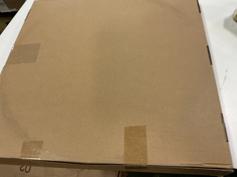 Condition photo showing New/Like New for Farmhouse Oak 21" Lazy Susan Turntable Organizer for Cabinet, Round Wooden Lazy Susan Organization and Storage for Dining Table, Pantry, Kitchen, Countertop, Cupboard,Home Decor, Walnut (21) Walnut 21