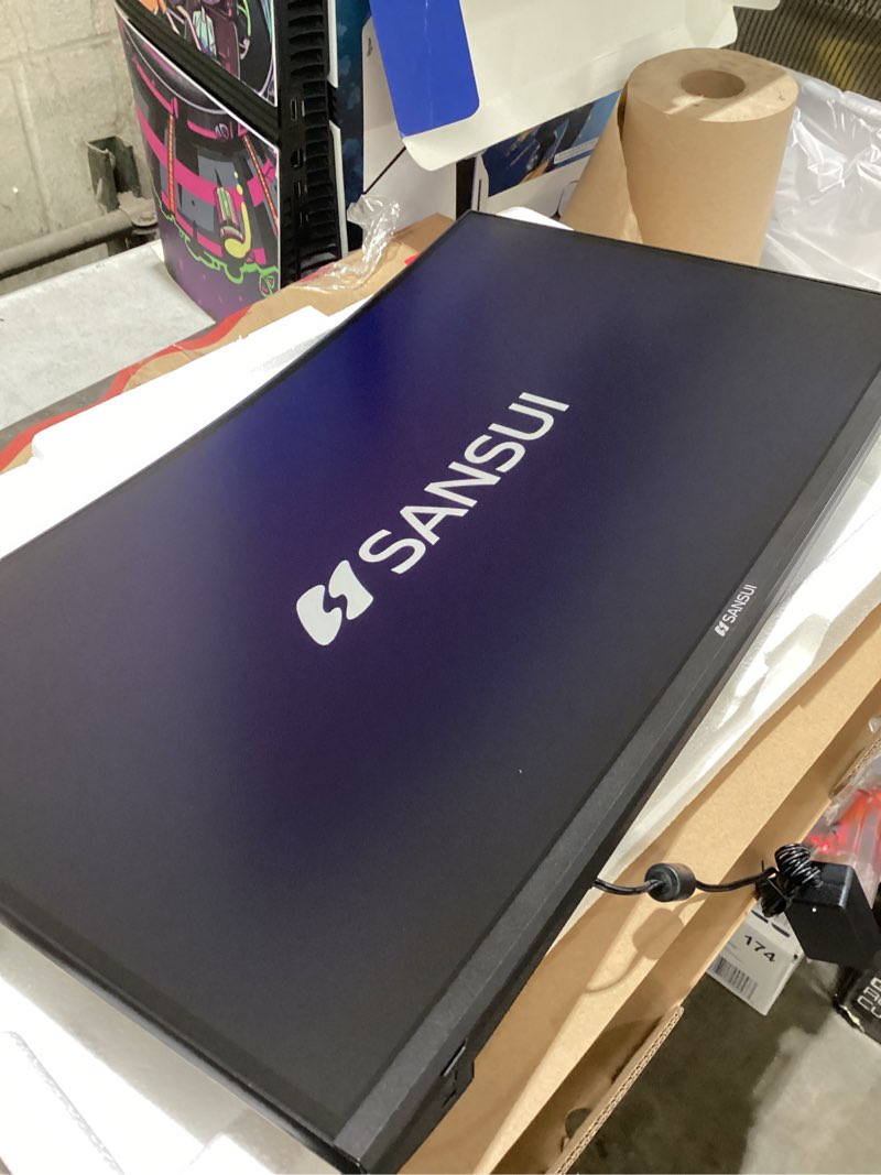 Condition photo showing Good Condition for SANSUI Curved Monitor 24 inch 100Hz USB Type-C Computer Monitor with Built-in Speakers- MPRT 1ms,Adaptive Sync,HDR,1500R,VESA 75x75mm Compatible, for Home and Office(ES-24C1) 24 Inch FHD 100Hz Curved Monitor USB-C Speakers