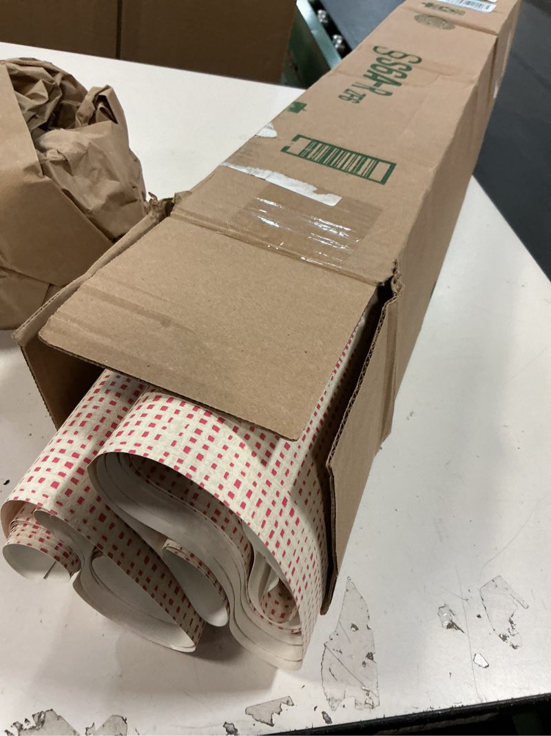 Condition photo showing As Is for NuWallpaper Nolan Pink Peel and Stick Wallpaper, NUS6201