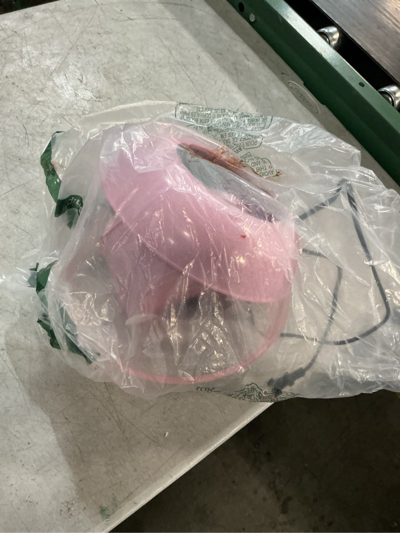 Condition photo showing As Is for cotton candy machine, mini cotton candy maker for kids, pink vintage candy maker for christmas gift, home, birthday family party, includes 20 cotton candy sticks & sugar scoop