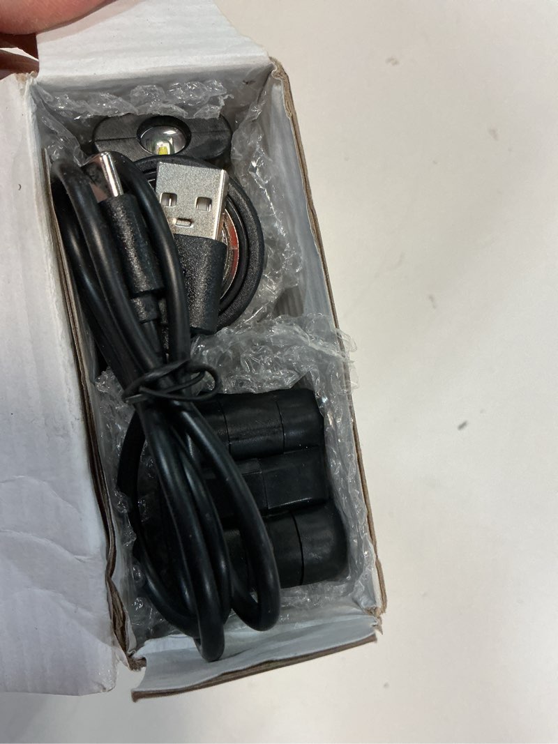 Condition photo showing New/Like New for ORHOMELIFE Rechargeable LED Work Light - 750 Lumens Foldable LED Flashlight Handheld Cordless Work light with Magnetic Base, 360°Rotate, Power Indicator for Car Repair, Garage, Household (2 Pack) 2 Pack Dark