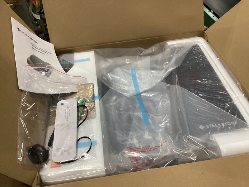 Stackstone belt drive layered turntable with built speakers savage the one 