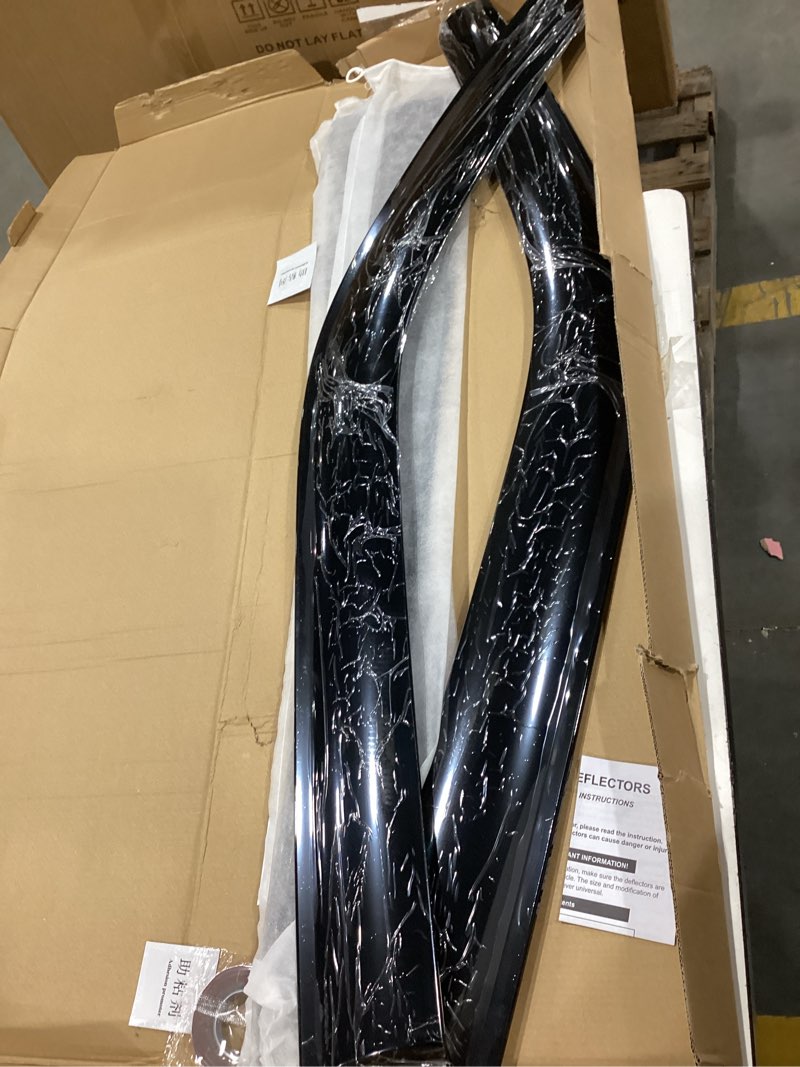 Condition photo showing Good Condition for tape-on rain guards for 17-26 ford f250 to f550 super duty crew cab | polycarbonate side window deflectors, window visors, all-weather, uv protection, shatterproof for 2017-2026 f250-f550 super duty