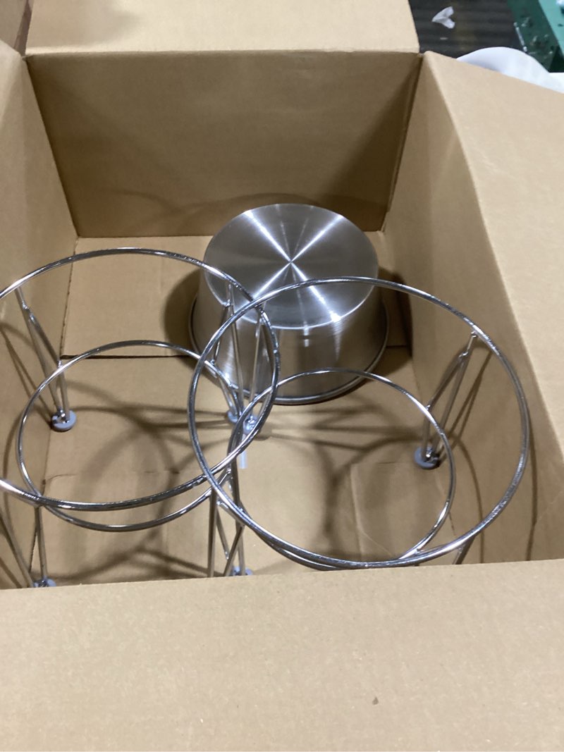 Condition photo showing Good Condition for Elevated Dog Bowls for Large & Medium Dogs - Stainless Steel 64oz/8 Cup Raised Feeder with Non-Slip Base, Dual Food & Water Bowls 2-Pack 8 Cups Raised Bowl