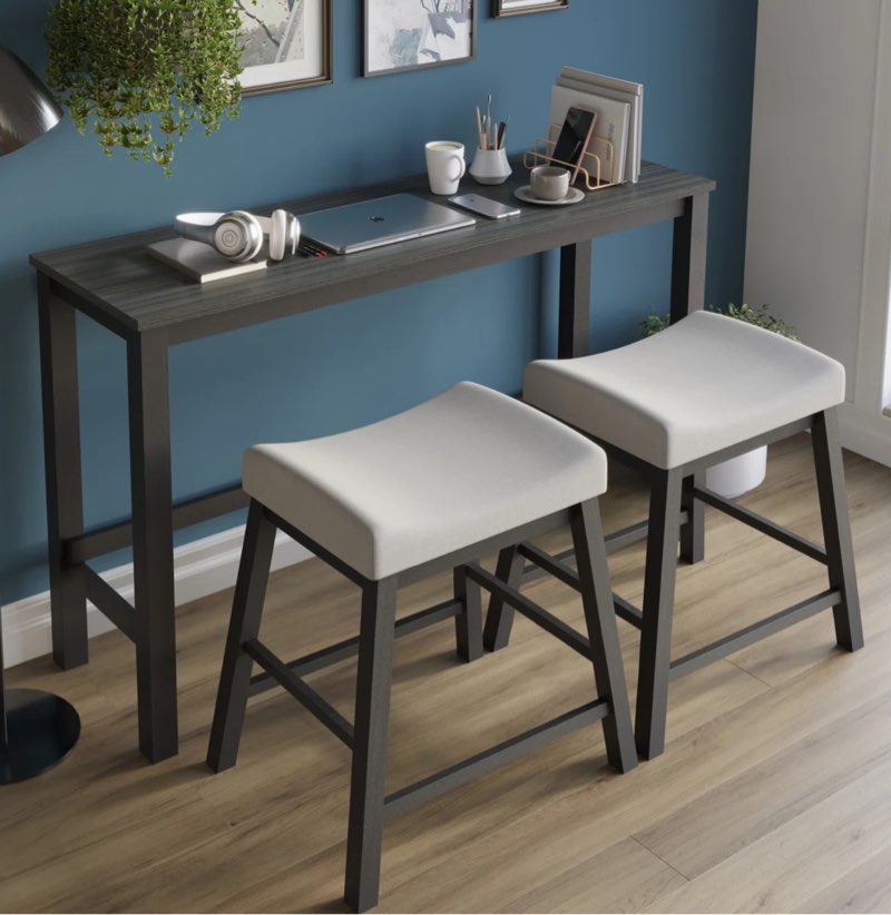 (Product Incomplete only the Cushions) Ariamarie 2 - Counter Height Dining Set