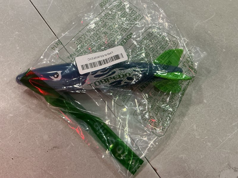 Condition photo showing Good Condition for official (utl) torpedo glider diving toy rocket summer camouflage design 10" blue