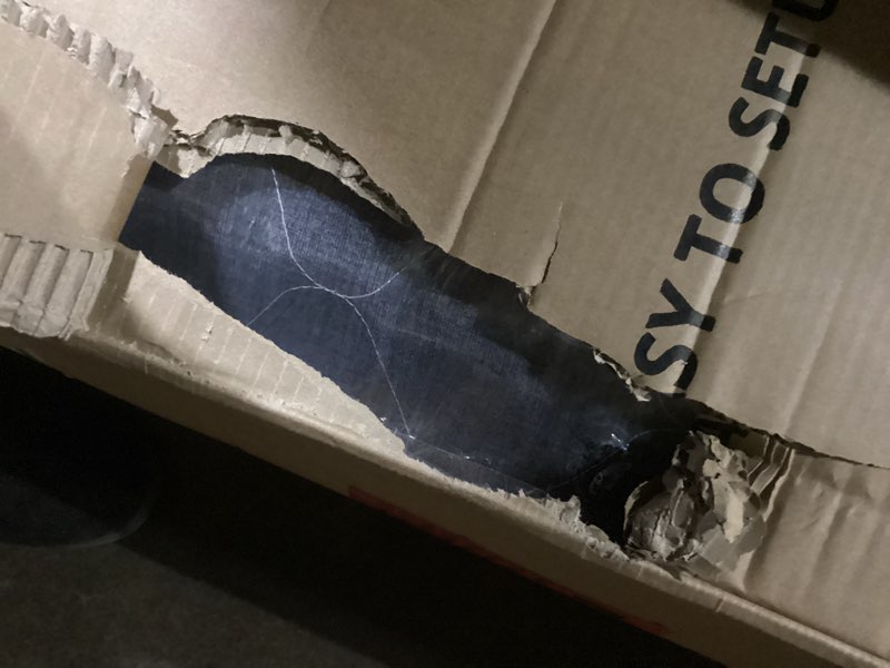 Condition photo showing New/Like New for Queen Mattress, 12 Inch Queen Size Hybrid Mattresses in a Box, Medium Feel Foam and Individual Pocket Springs, Fiberglass Free Bed Mattress, Extra Edge Support, Pressure Relief, CertiPUR-US, Blue