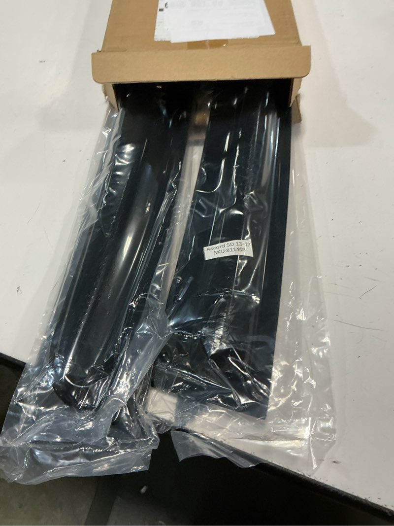 Condition photo showing Good Condition for ig window visors fit for 2008-2017 honda accord, out-channel rain guards vent wind deflectors 4pc, car accessories for 08-17 accord (sedan only) 2008-2017 accord