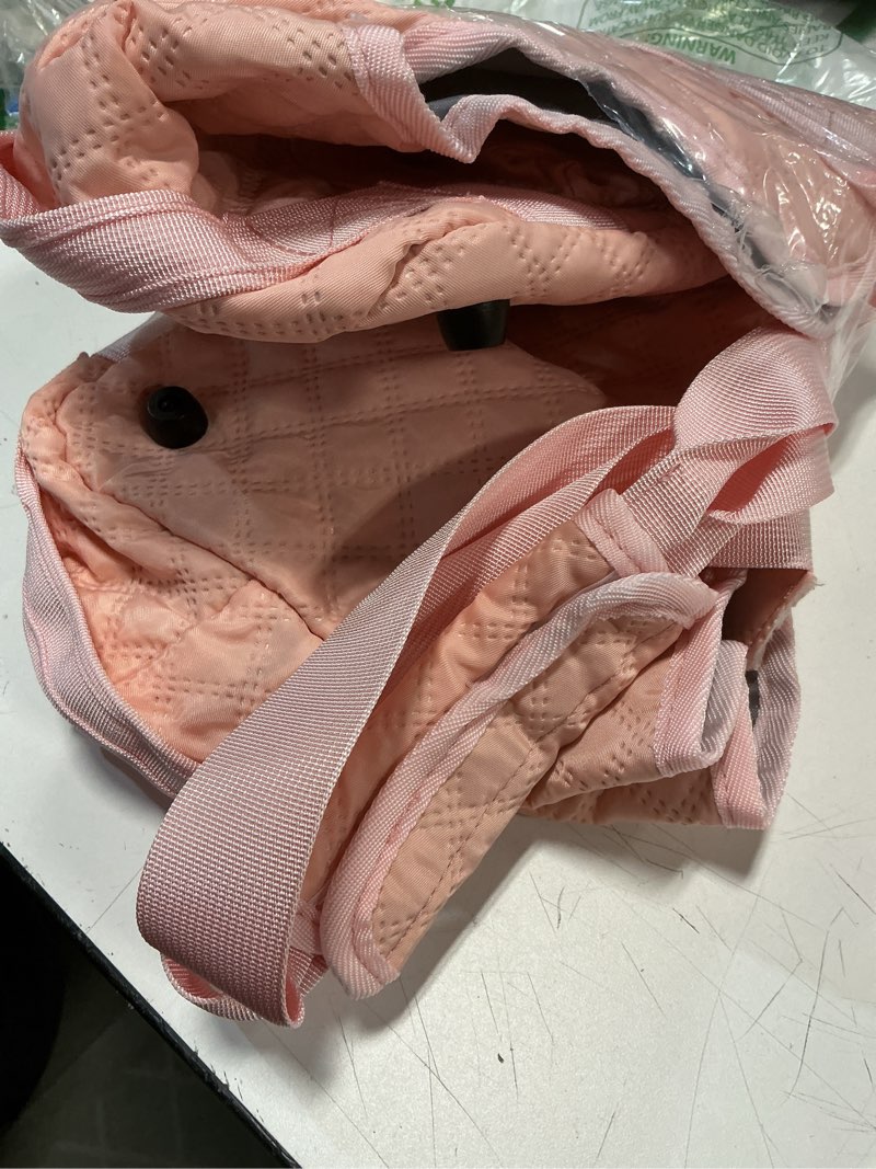 Condition photo showing Good Condition for Pawaboo Dog Purse Carrier for Small Dogs with Pocket, Lightweight Dogs and Puppies Tote Bag Carrier, Dog Carriers Soft Sided for Puppy Cat Rabbit, Shopping Travel Puppy Carriers Under 11 LBS, Pink A-Pink