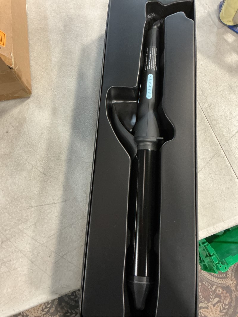 Condition photo showing Good Condition for bio ionic long barrel curling iron with moisture heat technology & nanoionic mx versatile curling wand - multiple barrel sizes for tight, classic, loose & soft curls 1.25 inch (loose curls) black