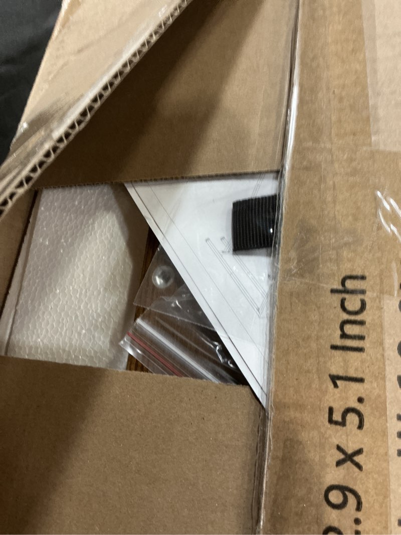 Condition photo showing New/Like New for 78" narrow sofa table with outlet (2 ac outlets & 2 usb ports), behind couch table with charging station, long skinny console table for living room, entryway and hallway (rustic brown) rustic brown 78.7"w x 5.9"d x 31.1"h